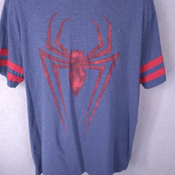 Spider-Man Marvel Retro Graphic Tee Men’s XXL Crew Neck Short Sleeve - Picture 3 of 11